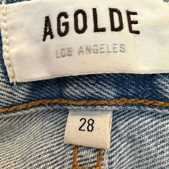 Agolde High Rise Tapered Baggy Jean Size 28 - Picture 5 of 5